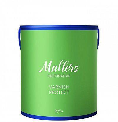 Лак Mallers Varnish Protect полуматовый 2.5 л