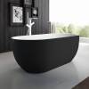 Акриловая ванна BelBagno BB70-1700-800-W/NM 170x80 белый глянец/чёрная матовая фото 3