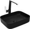 Раковина Weltwasser WW Elbach 2195 MB матовая черная фото 3