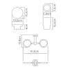 Держатель со стаканом и мыльницей Wasserkraft K-28126 хром фото 3