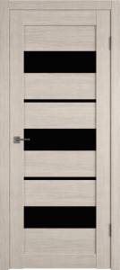 Межкомнатная дверь Владимирская Фабрика Дверей Atum 23 Cappuccino стекло Black Gloss 700x2000
