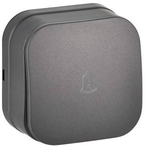 Выключатель 1-клавишный IEK Glory EVH14-K46M-10 сталь матовый