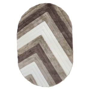 Ковер Oz Kaplan Messi 05488A Beige Овал 0.8x1.5