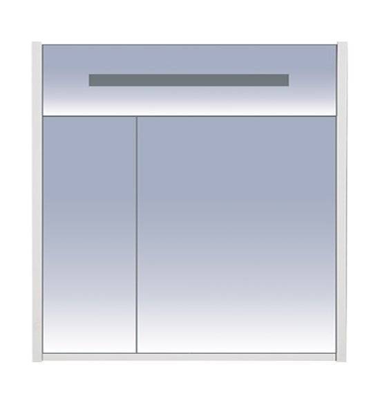 Шкаф-зеркало Misty Джулия-85 Л-Джу04085-1210 розовый