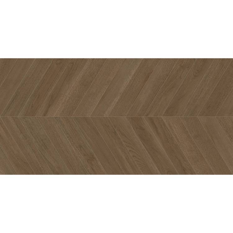 Керамогранит Delacora Walnut D120249M Chevron Dark Матовый Карвинг 60x120