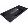 Раковина Armadi Art Vallessi 838-120-B моноблок, 120 см, антрацит глянцевая
