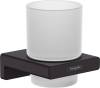 Набор Hansgrohe AddStoris Стакан 41749670 + Дозатор 41745670 + Крючок 41755670 матовый черный фото 3