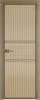 Межкомнатная дверь Profil Doors 2 AX цвет профиля Шампань, стекло безопасное 6 мм мору золото 600x2000