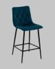 Стул полубарный Stool Group Одди Diamond AV 443PB-Cdoc-9005(PP) синий, велюр фото 2