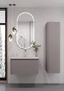 Тумба под раковину Armadi Art Ovale S 781-100-D рифленая, Delmar, 100см