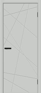 Межкомнатная дверь Bravo Граффити-5.Д полотно Grey Pro 600x1900
