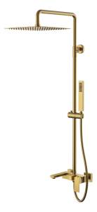 Стойка для душа Boheme Qubic 478-BR Bronze