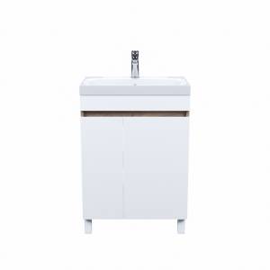 Тумба с раковиной Iddis Zodiac 60 ZOD6ADFi95K напольная, белый, под дерево