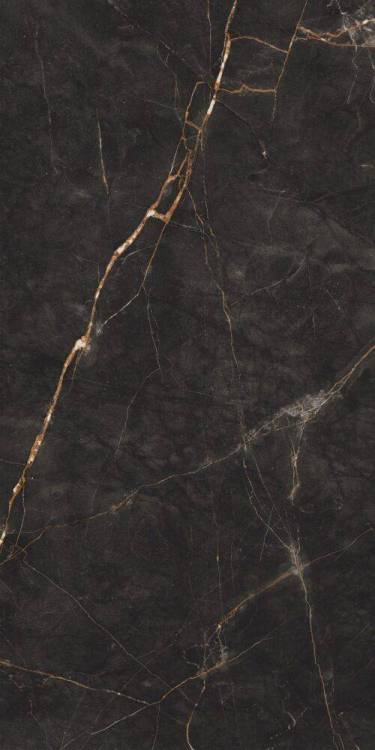 Керамогранит Tubadzin Shinestone Black Pol Ret 59.8x119.8