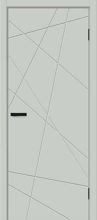 Межкомнатная дверь Bravo Граффити-5.Д полотно Grey Pro 600x1900