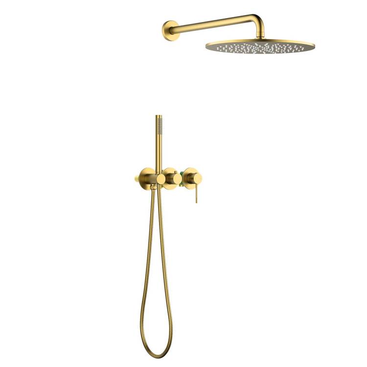 Душевая система Timo Saona SX-2349/20SM золото шлифованное