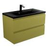 Тумба с раковиной Art&Max Bianchi Оливковый матовый, 58x75 фото 4
