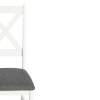 Стул Tetchair Crossman 20020 white, ткань тёмно-серая (150) разобранный 100x41x40 фото 6