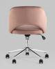 Кресло компьютерное Stool Group Кларк CLARKSON PINK CHROME розовый фото 5