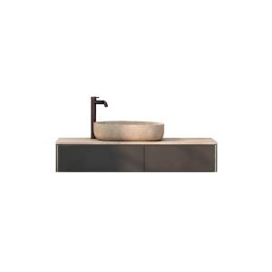 Тумба с раковиной Kerama Marazzi Magica вечерний серый матовый, 120 см, раковина MA.wb.65\STB