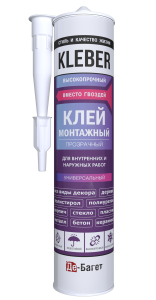Клей монтажный прозрачный Де-Багет Kleber