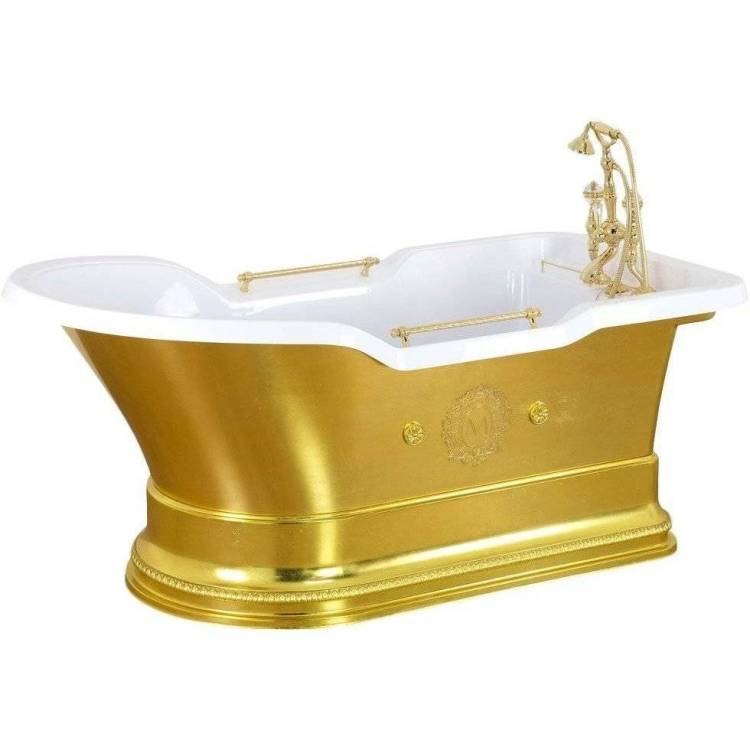 Ванна из искусственного камня Migliore Impero 26351 180x87 золото
