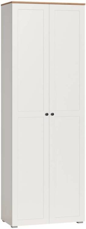 Шкаф Woodville Опра 560062 белый PE шагрень / дуб золотой craft