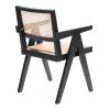 Стул Tetchair Loki 24339 черный, дерево вяз, ротанг фото 3