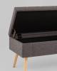 Банкетка Stool Group Сторми 19B485LK-26A темно-серый с ящиком фото 4