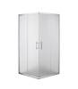 Душевой уголок Olive'S Mino U_MN-90PMS-SD-C профиль хром, стекло матовое, 90x90x180
