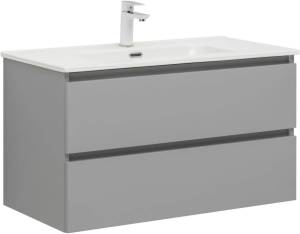 Тумба с раковиной Aquanet Vega 90 мисти грин