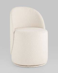 Пуф Stool Group Loreen LV-100-S000-PM букле белый