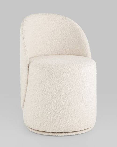 Пуф Stool Group Loreen LV-100-S000-PM букле белый