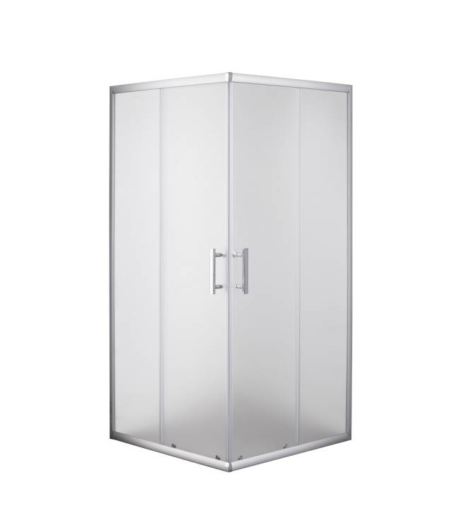 Душевой уголок Olive'S Mino U_MN-90PMS-SD-C профиль хром, стекло матовое, 90x90x180