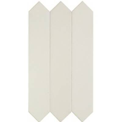 Керамическая плитка Dna Tiles Candy 128396 Crayon White 4.3x24.3