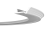 Карниз гибкий Европласт 1.50.277 200x15.6x4.5
