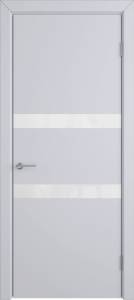 Межкомнатная дверь Владимирская Фабрика Дверей Niuta Cotton стекло White Gloss 900x2000
