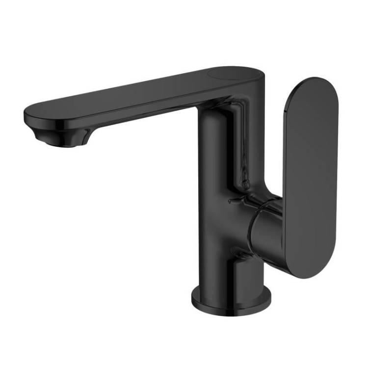 Смеситель для раковины Haiba HB12590-7 с термо дисплеем , черный