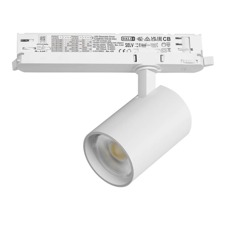 Трековый светодиодный светильник Lightstar Alta Base A5236DALI
