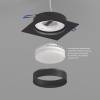 Встраиваемый светильник Denkirs Flat DK2091-BK фото 3