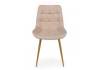 Стул на металлокаркасе Notta Челси К 632475 бежевый (zd 210) / золотой np фото 3