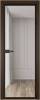 Межкомнатная дверь Profil Doors 1 AV цвет профиля Деорэ, стекло безопасное 6 мм ромб серебро 700x2000