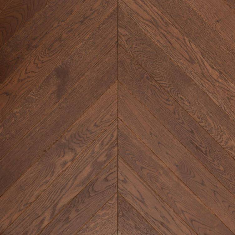 Паркетная доска Lab Arte Chevron Дуб Селект Табак лак 450-600x150x14