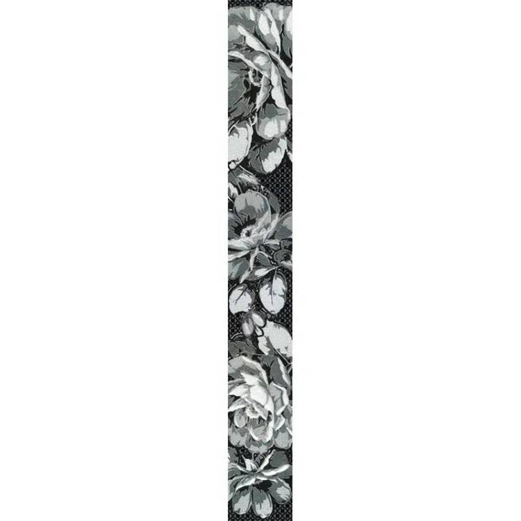 Бордюр Нефрит Керамика Аллегро 05-01-1-56-03-04-100-1 Черный 5x40