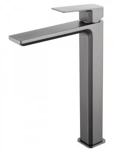 Смеситель для раковины Wonzon & Woghand WW-88239011-BGM высокий, темный графит