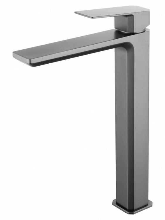 Смеситель для раковины Wonzon & Woghand WW-88239011-BGM высокий, темный графит