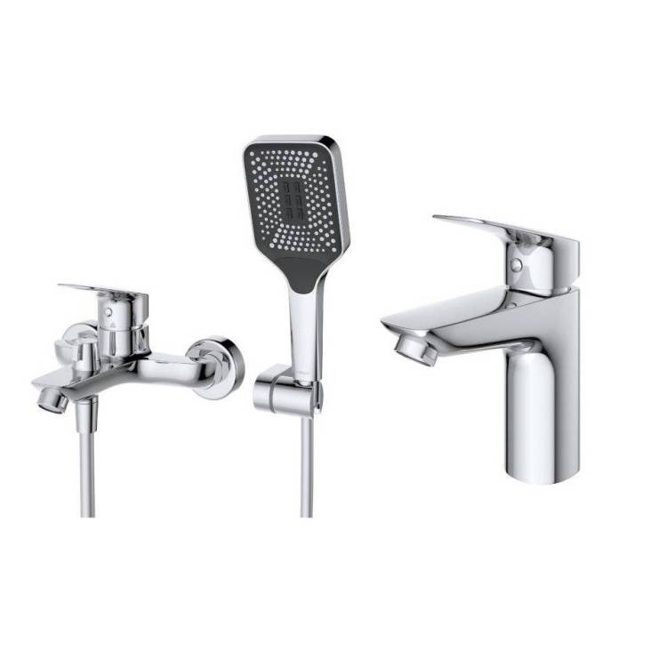 Душевой комплект BelBagno Due DUE-VASM/LVM-CRM хром