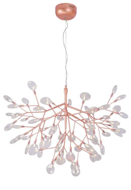 Подвесной светильник Crystal Lux Evita SP63 COPPER/TRANSPARENT