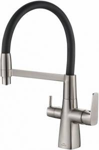 Смеситель для кухни ZorG Steel Hammer SH 818-6 SATIN