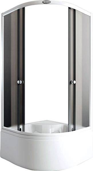 Душевой уголок Arcus AS-302-8 80x80x200, стекла матовые фактурные, с поддоном